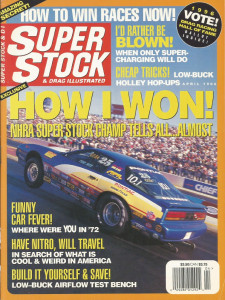 SUPER STOCK 1996 APR - SAYE, '72 FUNNIES, GASPARRELLI, WEST BODY